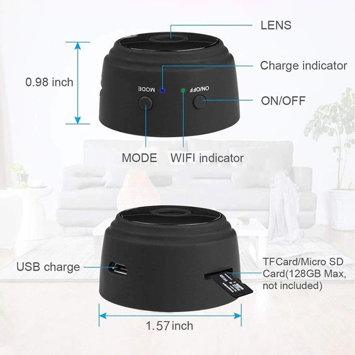 Wifi 1080P HD Night Vision Wireless Camera - S’lit Gizmos