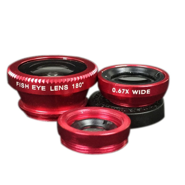 3 in 1 Universal Mobile Phone Lens - S’lit Gizmos