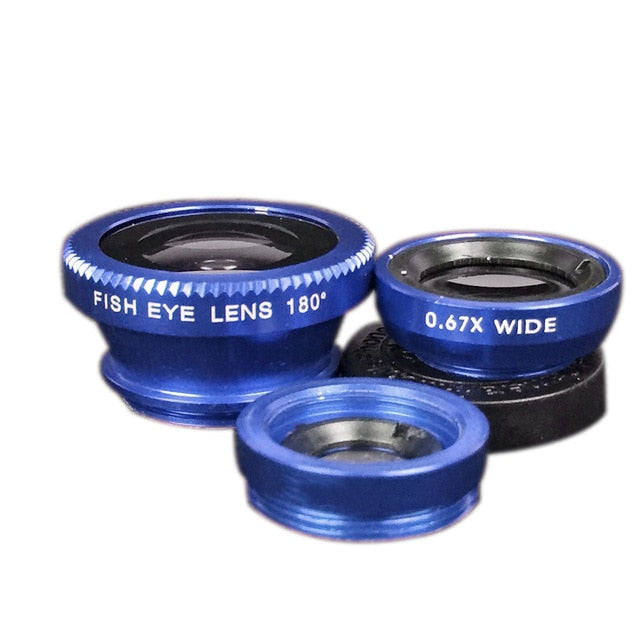 3 in 1 Universal Mobile Phone Lens - S’lit Gizmos